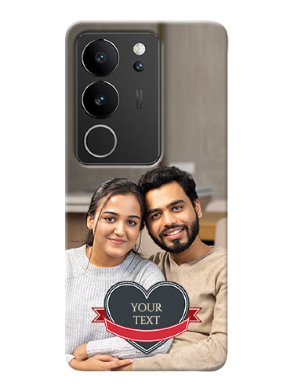 Custom Vivo V29 Pro 5G mobile back covers online: Just Married Couple Design