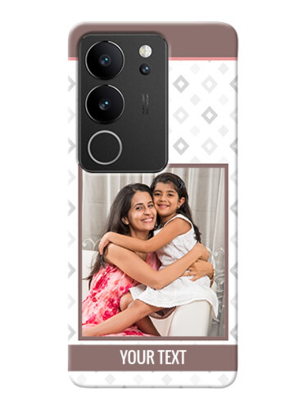 Custom Vivo V29 Pro 5G custom back covers: Simple Diamond Design