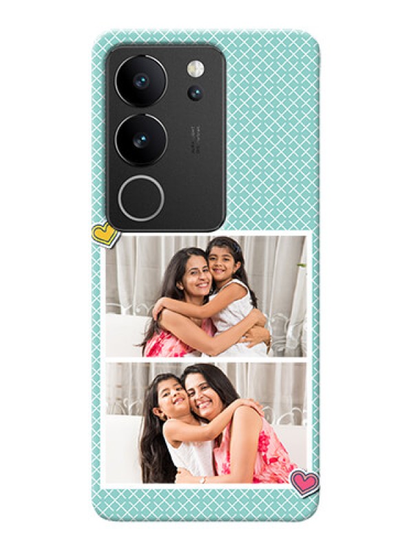 Custom Vivo V29 Pro 5G Custom Phone Cases: 2 Image Holder with Pattern Design