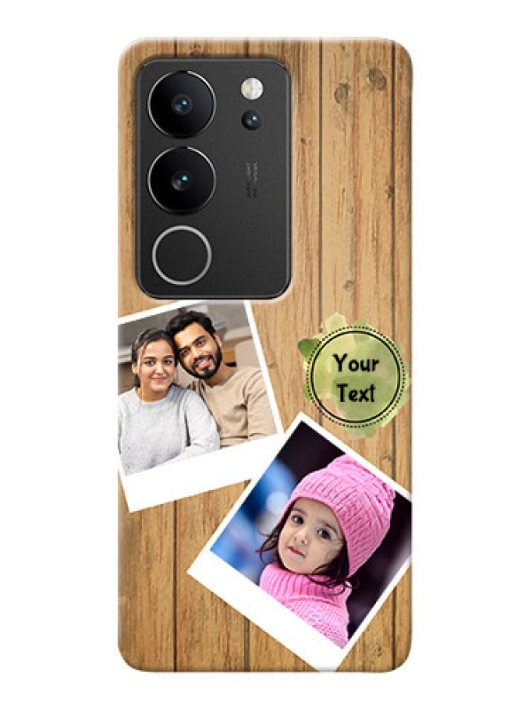 Custom Vivo V29 Pro 5G Custom Mobile Phone Covers: Wooden Texture Design