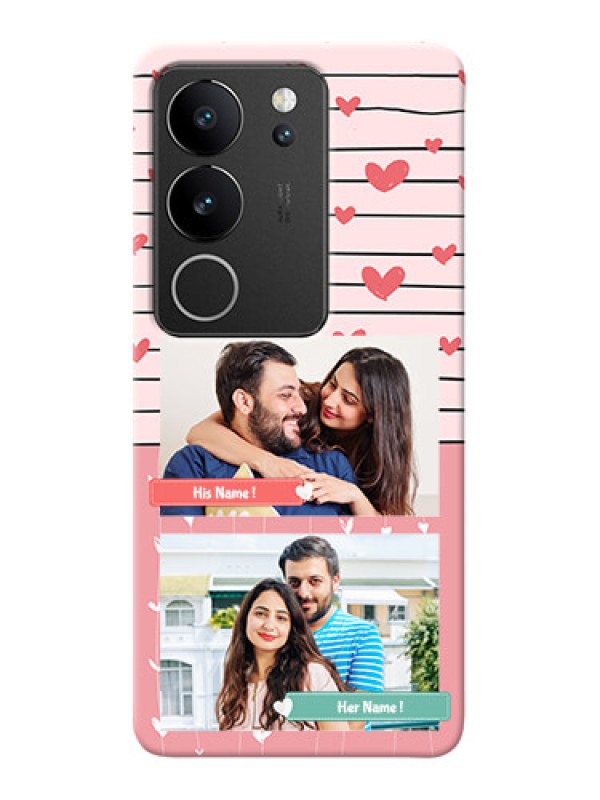 Custom Vivo V29 Pro 5G custom mobile covers: Photo with Heart Design