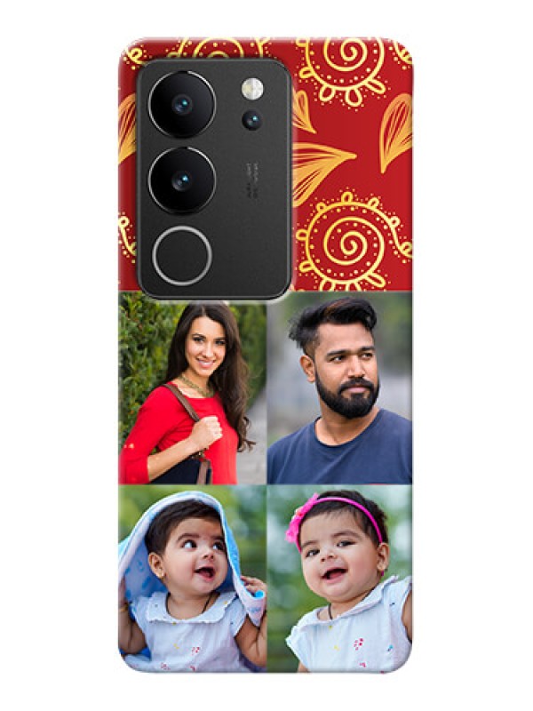 Custom Vivo V29 Pro 5G Mobile Phone Cases: 4 Image Traditional Design