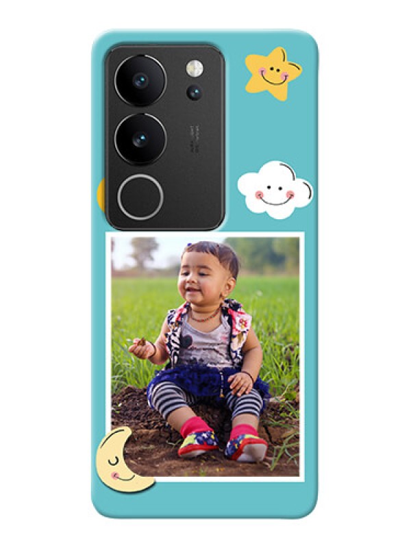 Custom Vivo V29 Pro 5G Personalised Phone Cases: Smiley Kids Stars Design