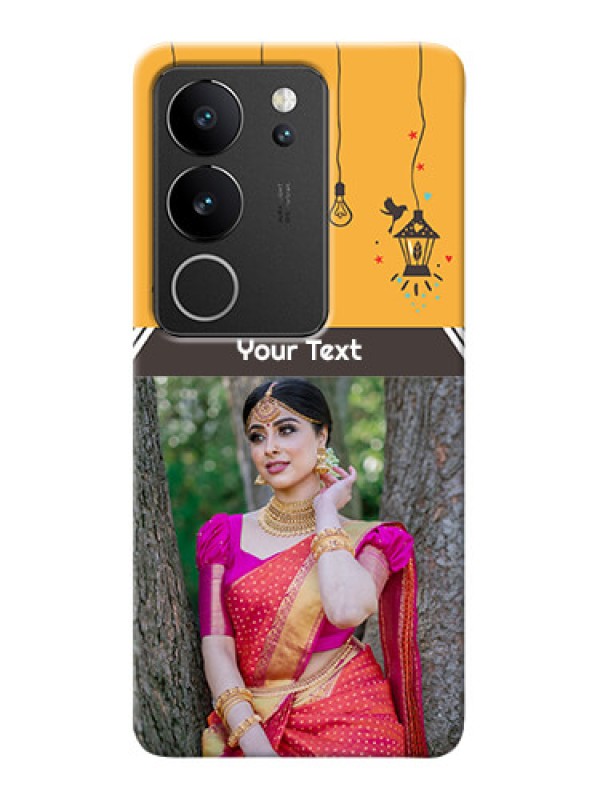 Custom Vivo V29 Pro 5G custom back covers with Family Picture and Icons