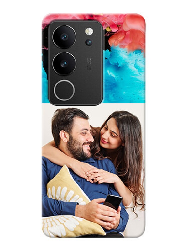 Custom Vivo V29 Pro 5G Mobile Cases: Quote with Acrylic Painting Design