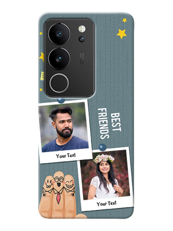 Custom Vivo V29 Pro 5G Mobile Cases: Sticky Frames and Friendship Design