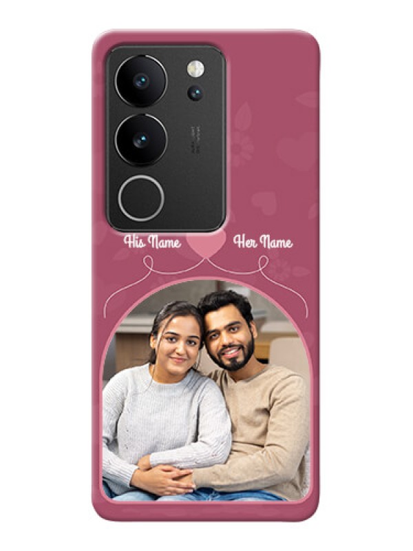 Custom Vivo V29 Pro 5G mobile phone covers: Love Floral Design