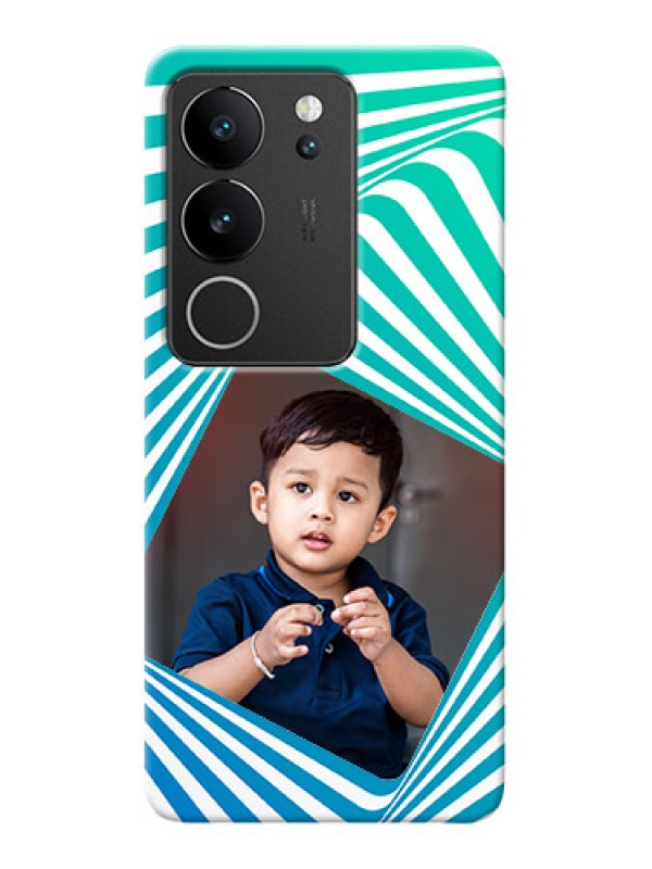 Custom Vivo V29 Pro 5G Personalised Mobile Covers: Abstract Spiral Design