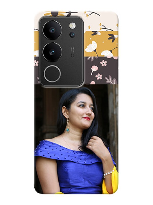 Custom Vivo V29 Pro 5G mobile cases online: Stylish Floral Design
