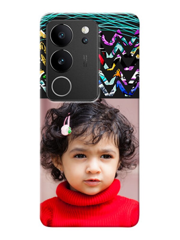 Custom Vivo V29 Pro 5G personalized phone covers: Neon Abstract Design