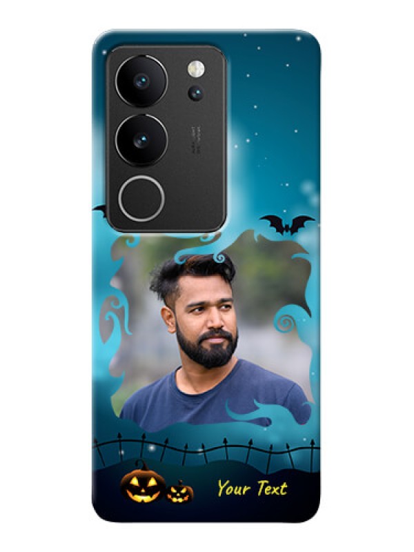 Custom Vivo V29 Pro 5G Personalised Phone Cases: Halloween frame design