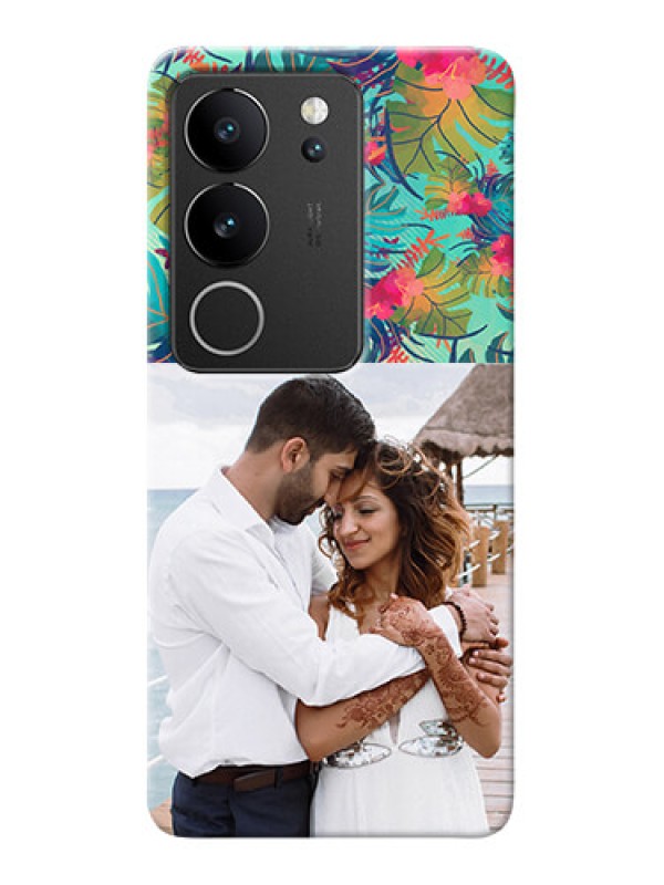 Custom Vivo V29 Pro 5G Personalized Phone Cases: Watercolor Floral Design