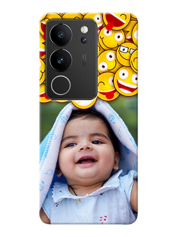 Custom Vivo V29 Pro 5G Custom Phone Cases with Smiley Emoji Design