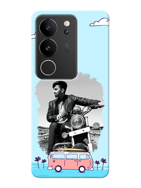 Custom Vivo V29 Pro 5G Mobile Covers Online: Travel & Adventure Design