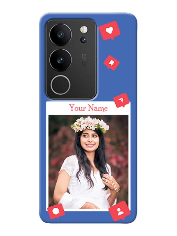 Custom Vivo V29 Pro 5G Custom Phone Case with Like Share And Comment Design