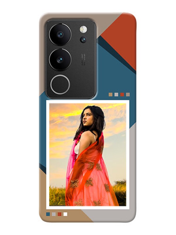 Custom Vivo V29 Pro 5G Personalized Phone Case with Retro color pallet Design