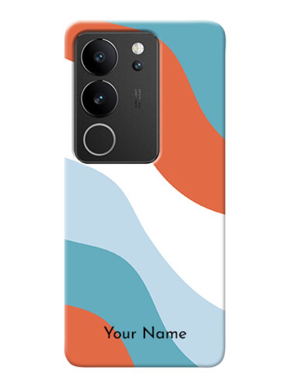 Custom Vivo V29 Pro 5G Custom Mobile Case with coloured Waves Design