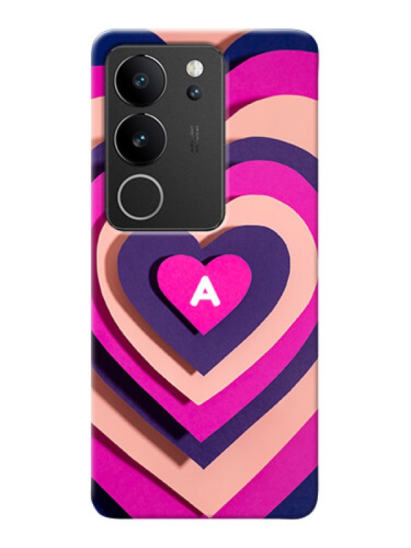 Custom Vivo V29 Pro 5G Custom Mobile Case with Cute Heart Pattern Design