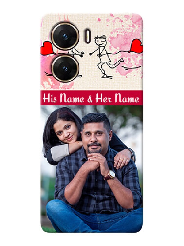 Custom Vivo V29e 5G phone back covers: You and Me Case Design