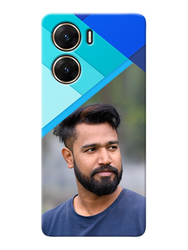 Custom Vivo V29e 5G Phone Cases Online: Blue Abstract Cover Design