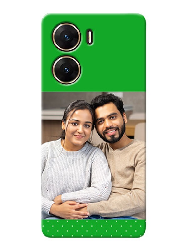 Custom Vivo V29e 5G Personalised mobile covers: Green Pattern Design