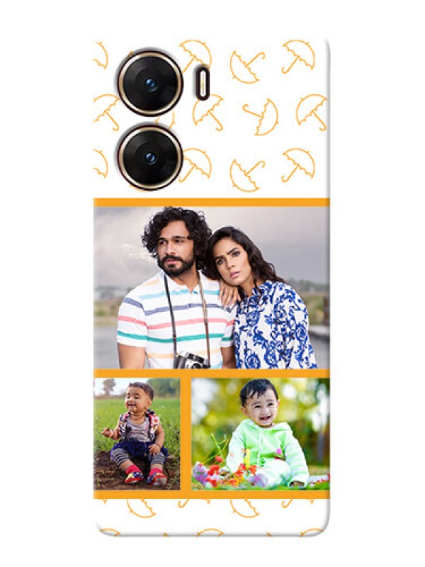 Custom Vivo V29e 5G Personalised Phone Cases: Yellow Pattern Design