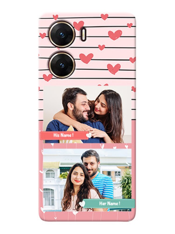 Custom Vivo V29e 5G custom mobile covers: Photo with Heart Design
