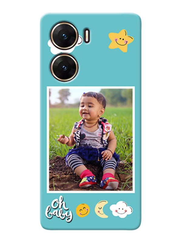 Custom Vivo V29e 5G Personalised Phone Cases: Smiley Kids Stars Design
