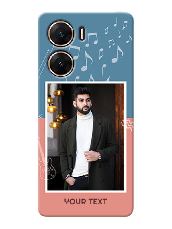 Custom Vivo V29e 5G Phone Back Covers with Color Musical Note Design