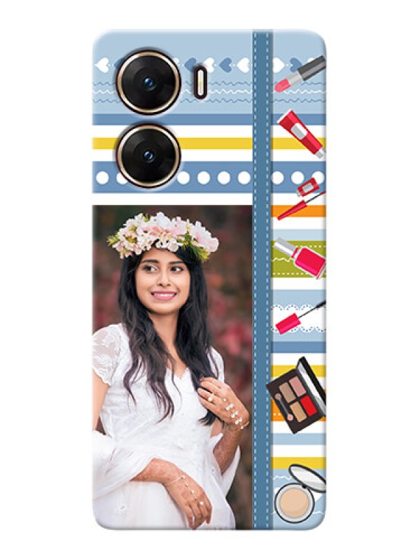 Custom Vivo V29e 5G Personalized Mobile Cases: Makeup Icons Design