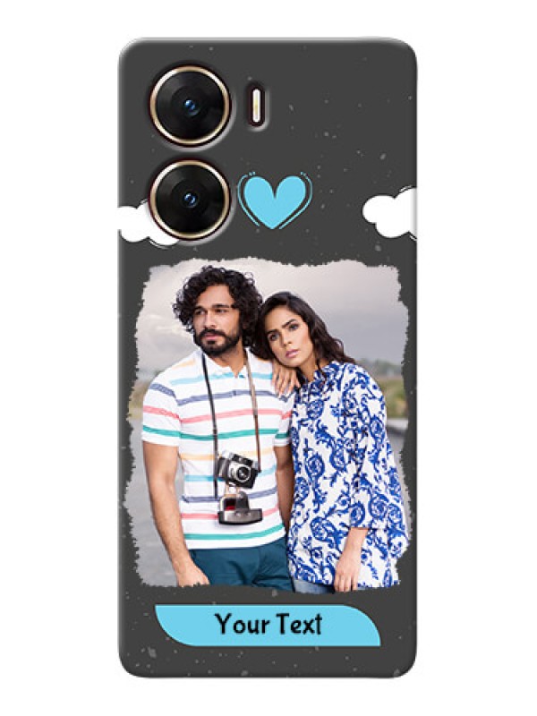 Custom Vivo V29e 5G Mobile Back Covers: splashes with love doodles Design