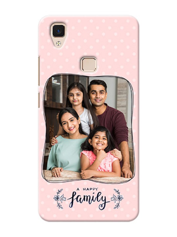 Custom Vivo V3 A happy family with polka dots Design
