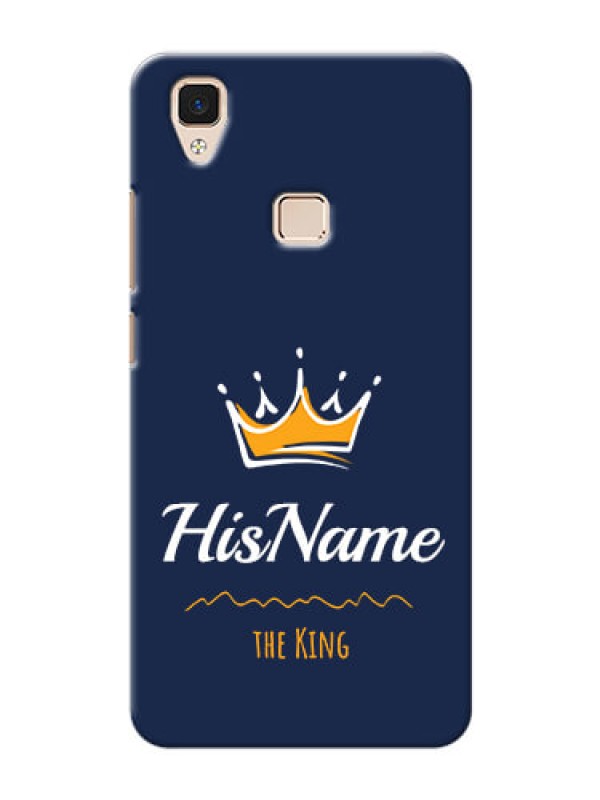 Custom Vivo V3 King Phone Case with Name