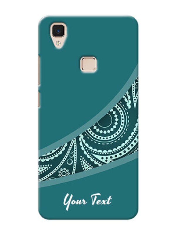 Custom Vivo V3 Custom Phone Covers: semi visible floral Design