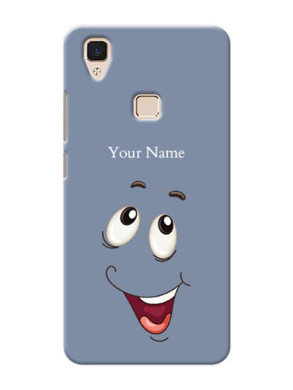 Custom Vivo V3 Phone Back Covers: Laughing Cartoon Face Design