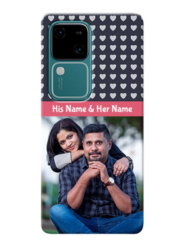 Custom Vivo V30 5G Custom Mobile Case with Love Symbols Design