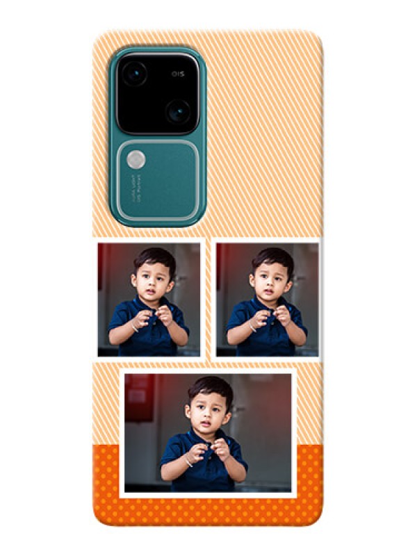 Custom Vivo V30 5G Mobile Back Covers: Bulk Photos Upload Design