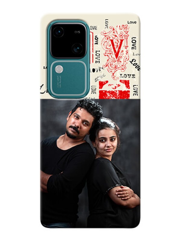 Custom Vivo V30 5G mobile cases online: Trendy Love Design Case