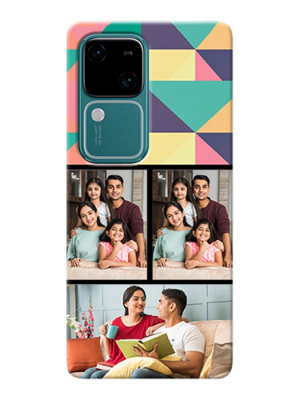 Custom Vivo V30 5G personalised phone covers: Bulk Pic Upload Design