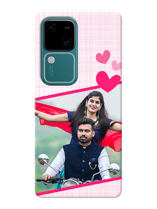 Custom Vivo V30 5G Personalised Phone Cases: Love Shape Heart Design