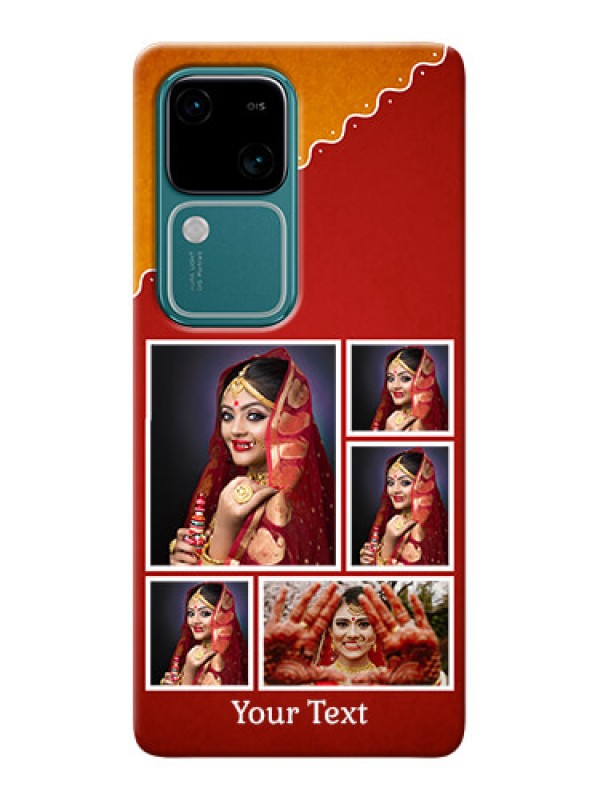 Custom Vivo V30 5G customized phone cases: Wedding Pic Upload Design