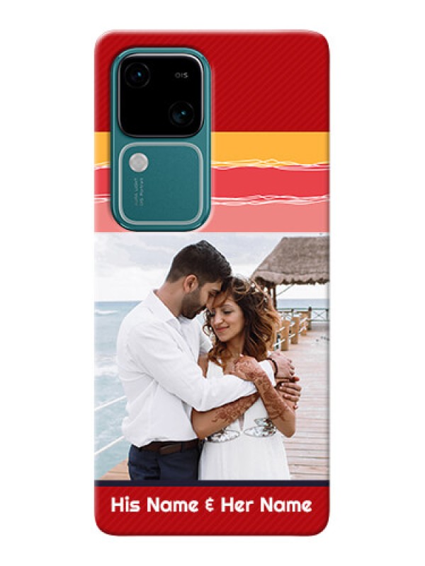Custom Vivo V30 5G custom mobile phone covers: Colorful Case Design