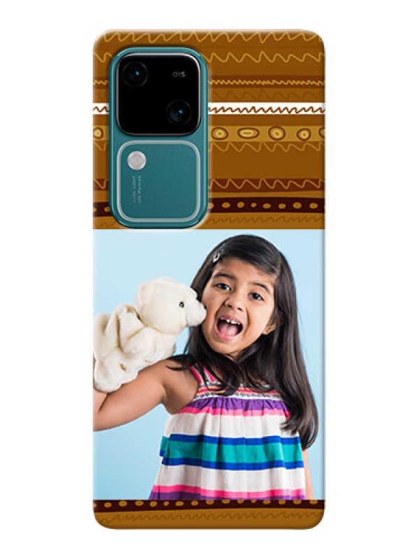 Custom Vivo V30 5G Mobile Covers: Friends Picture Upload Design