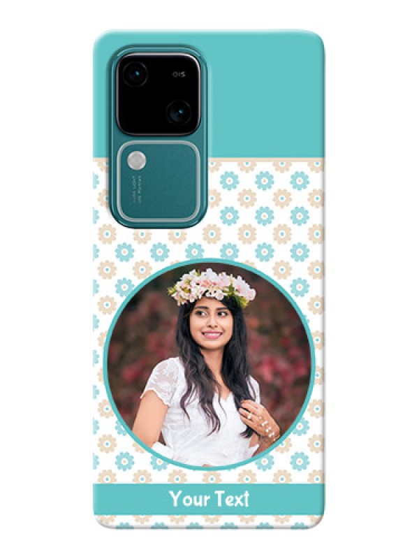 Custom Vivo V30 5G Custom Mobile Back Covers: Beautiful Flowers Design
