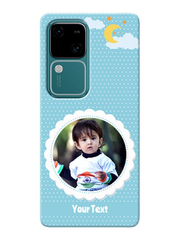 Custom Vivo V30 5G mobile cases online: violet Pattern Design