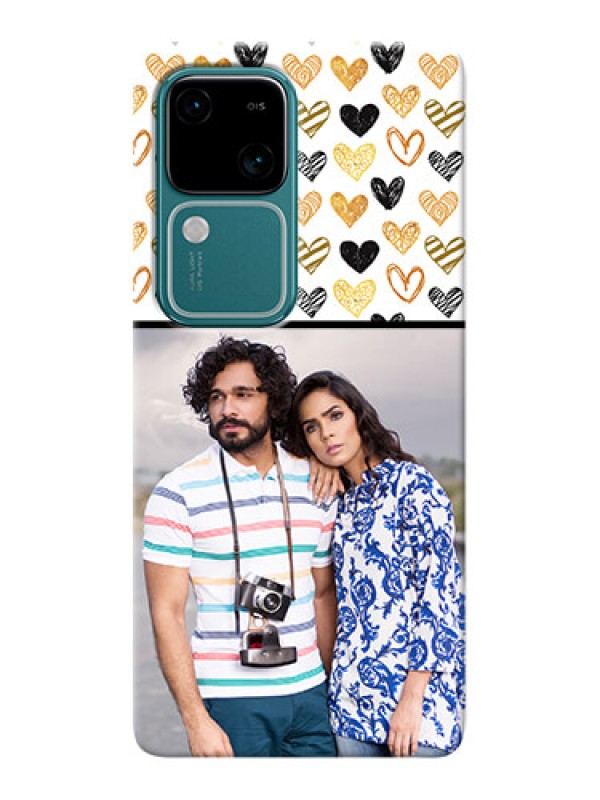 Custom Vivo V30 5G Personalized Mobile Cases: Love Symbol Design