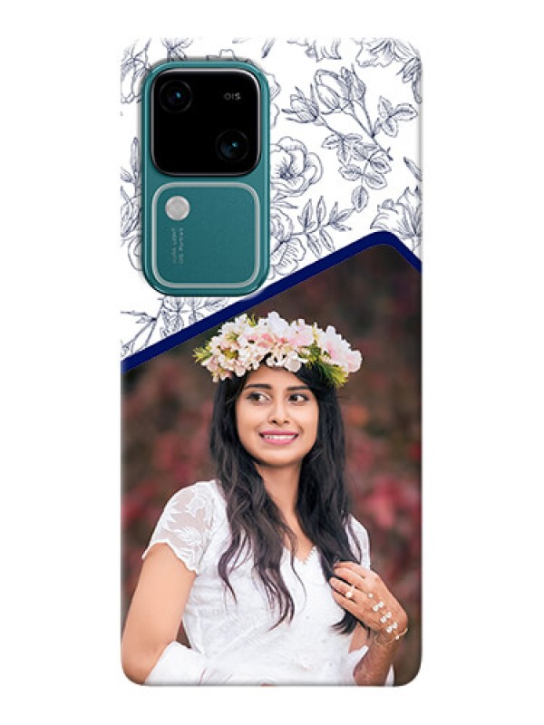 Custom Vivo V30 5G Phone Cases: Premium Floral Design