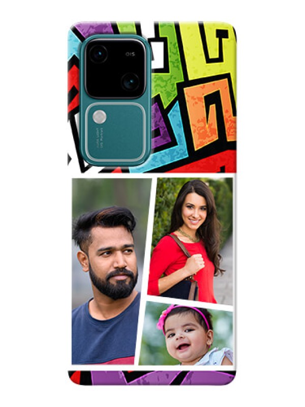 Custom Vivo V30 5G Personalized Mobile Cases: graffiti pattern Design