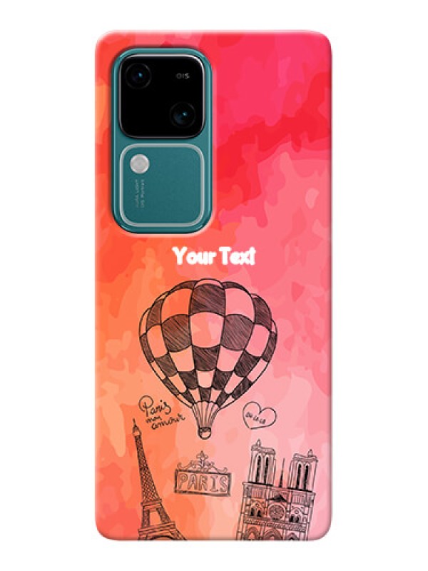 Custom Vivo V30 5G Personalized Mobile Covers: Paris Theme Design