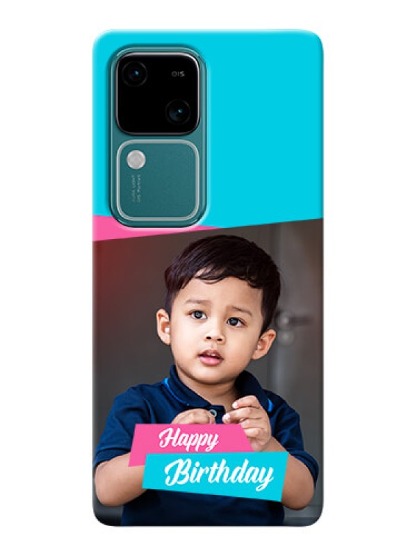 Custom Vivo V30 5G Mobile Covers: Image Holder with 2 Color Design